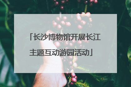 长沙博物馆开展长江主题互动游园活动
