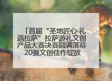 首届“圣地匠心·礼遇拉萨”拉萨游礼文创产品大赛决赛圆满落幕 20强文创佳作绽放雪域文化魅力