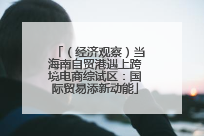 （经济观察）当海南自贸港遇上跨境电商综试区：国际贸易添新动能