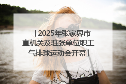 2025年张家界市直机关及驻张单位职工气排球运动会开幕