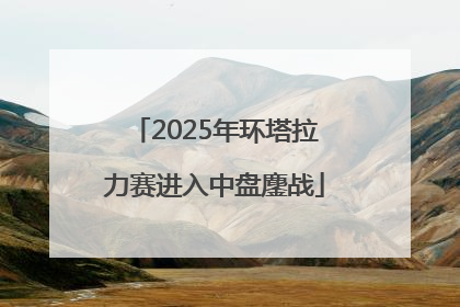 2025年环塔拉力赛进入中盘鏖战