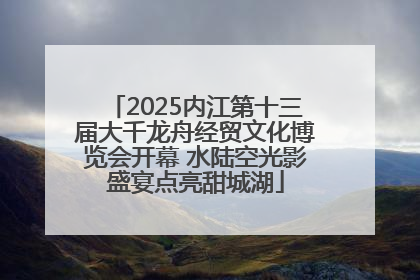 2025内江第十三届大千龙舟经贸文化博览会开幕 水陆空光影盛宴点亮甜城湖