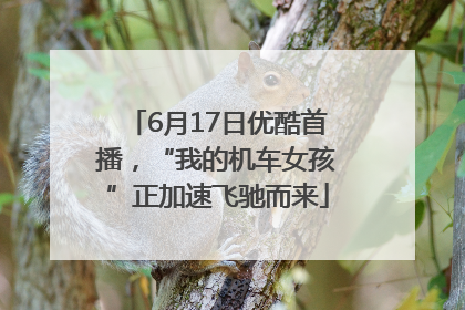 6月17日优酷首播，“我的机车女孩”正加速飞驰而来