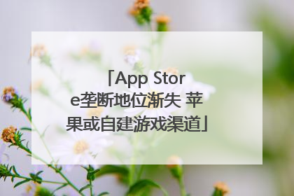 App Store垄断地位渐失 苹果或自建游戏渠道